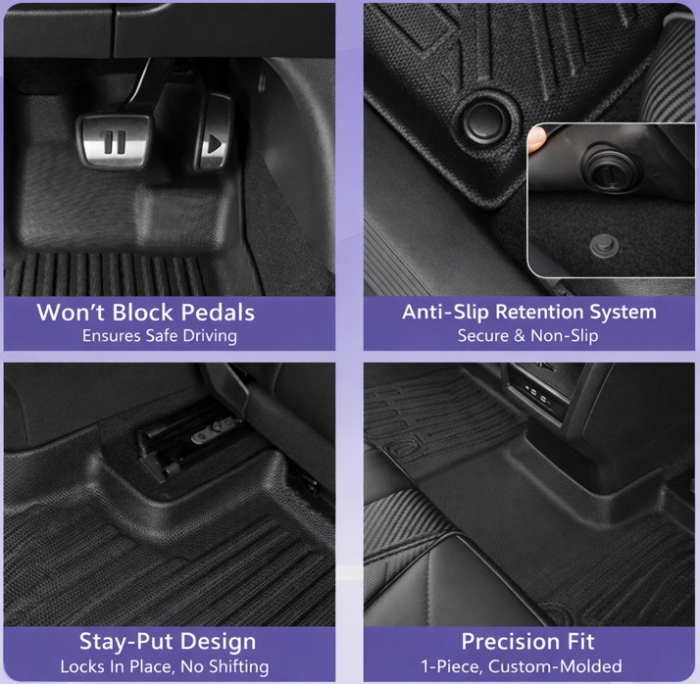 Floor Mats for supported BYD ATTO 2 EV configurations