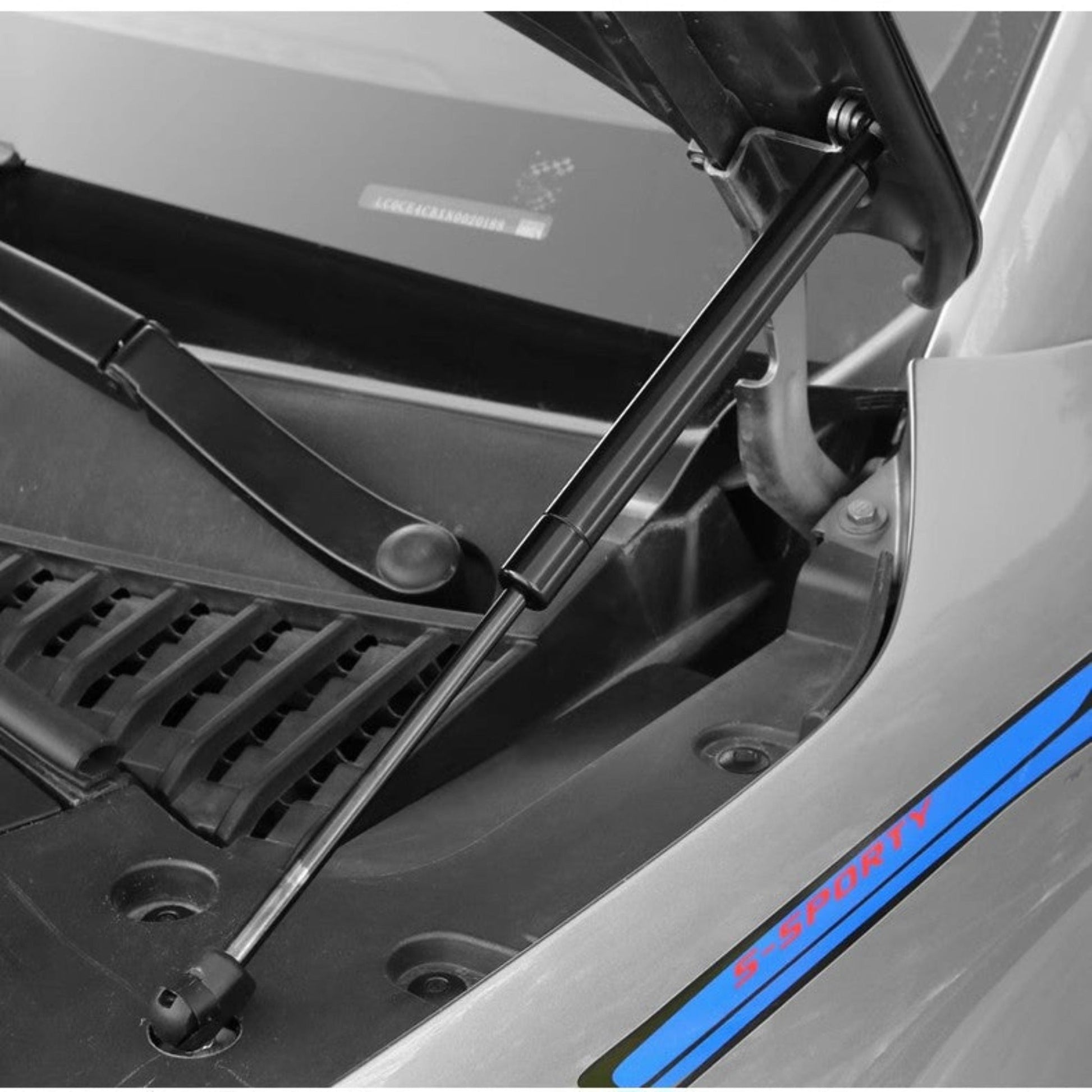 Hood Struts & Tailgate Assistance for supported BYD ATTO 3 configurations