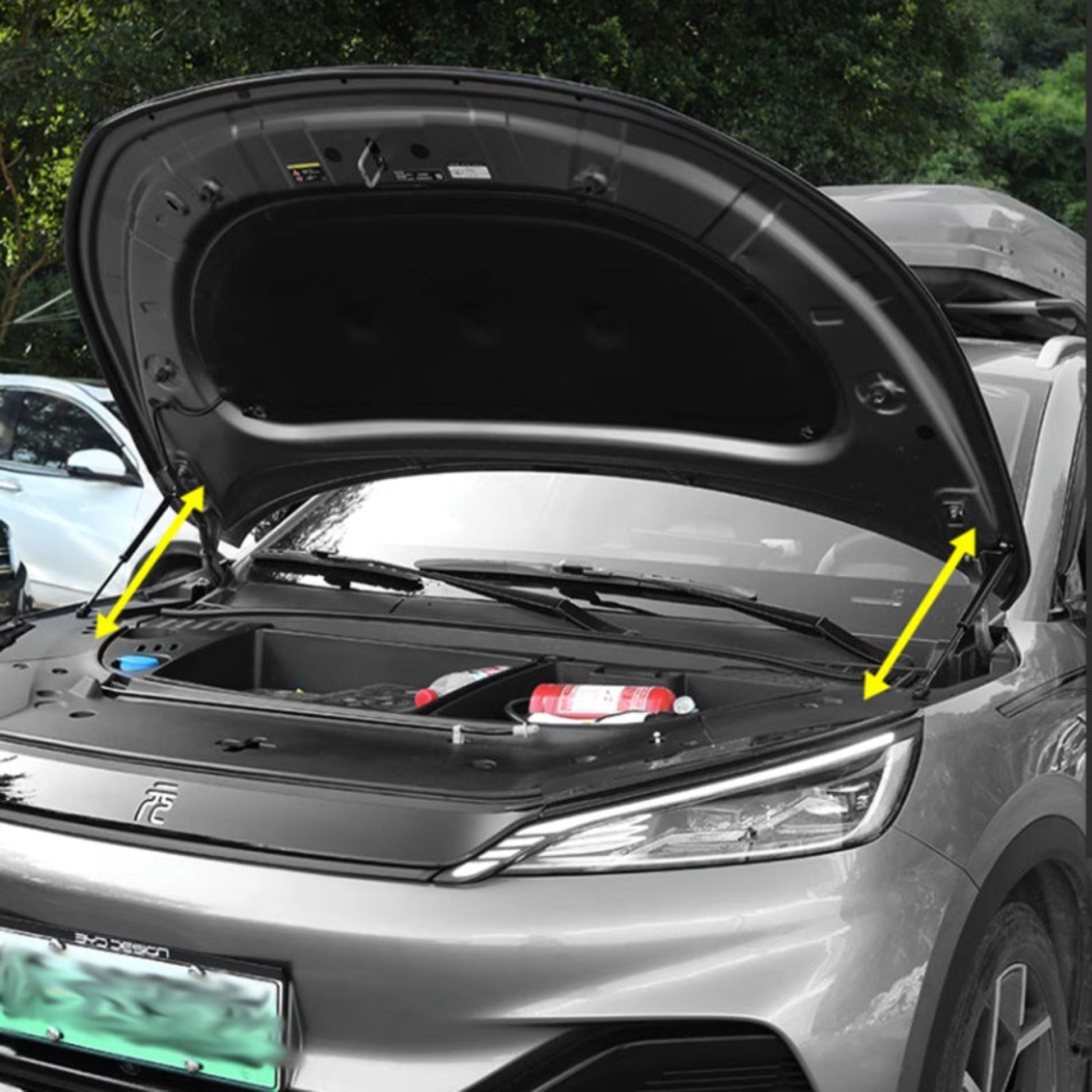Hood Struts & Tailgate Assistance for supported BYD ATTO 3 configurations