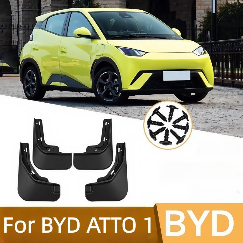 Mud Flaps for supported BYD ATTO 1 configurations